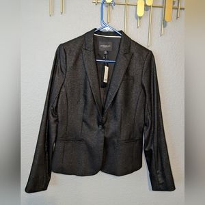 Banana Republic Black Sparkle Blazer 4 NWT